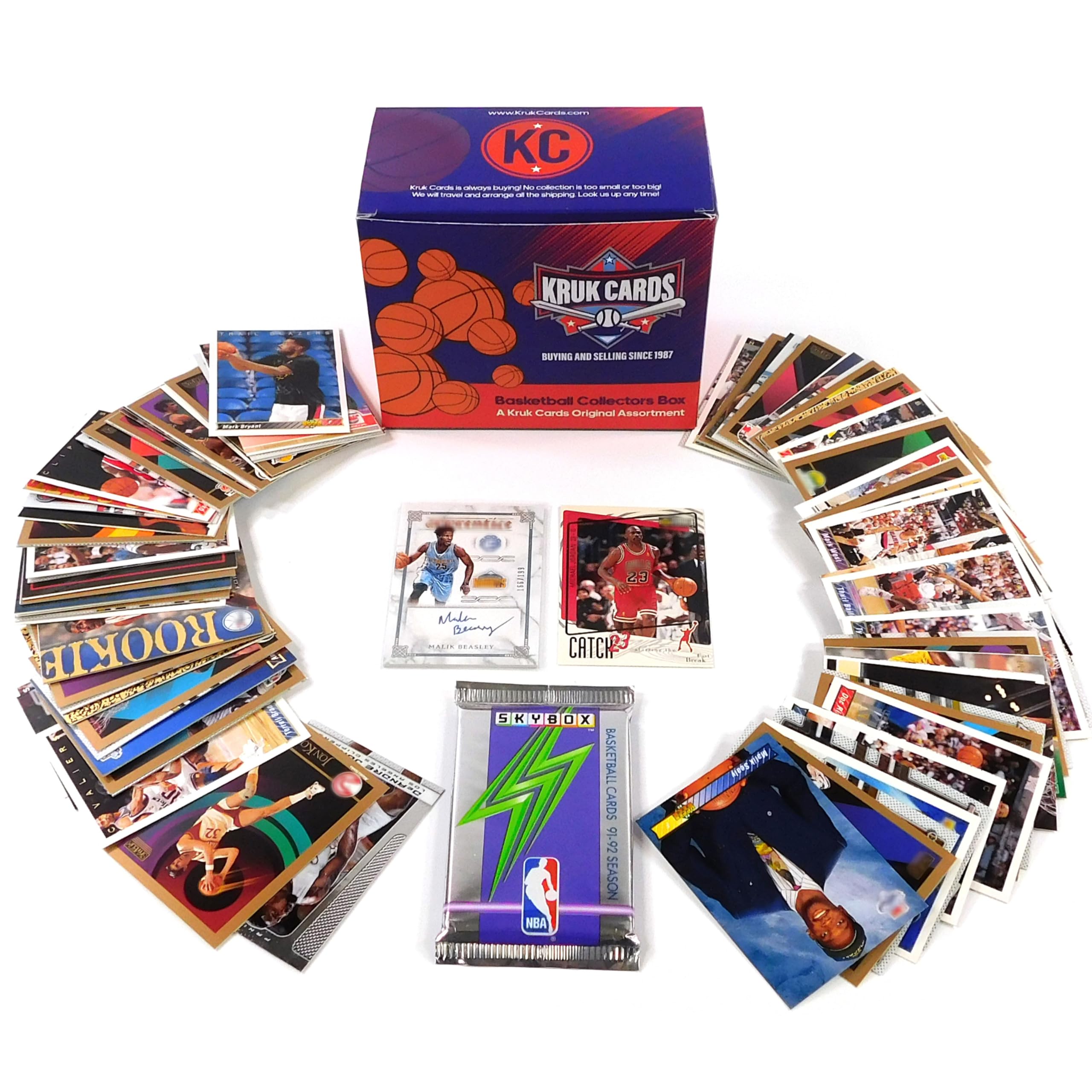 Amazon.com: Basketball Card Gift Box | 1 Hit: Auto, Relic